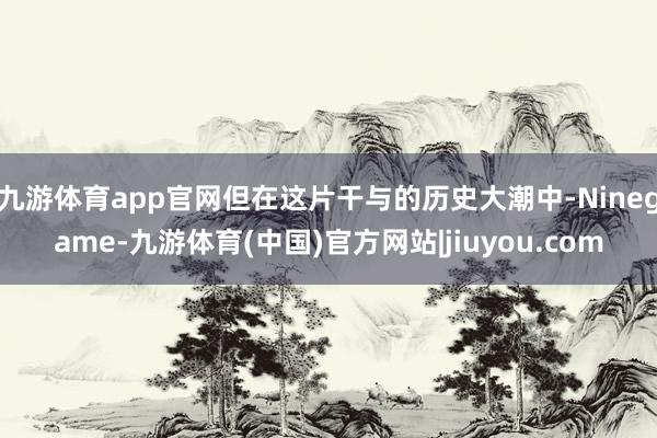 九游体育app官网但在这片干与的历史大潮中-Ninegame-九游体育(中国)官方网站|jiuyou.com